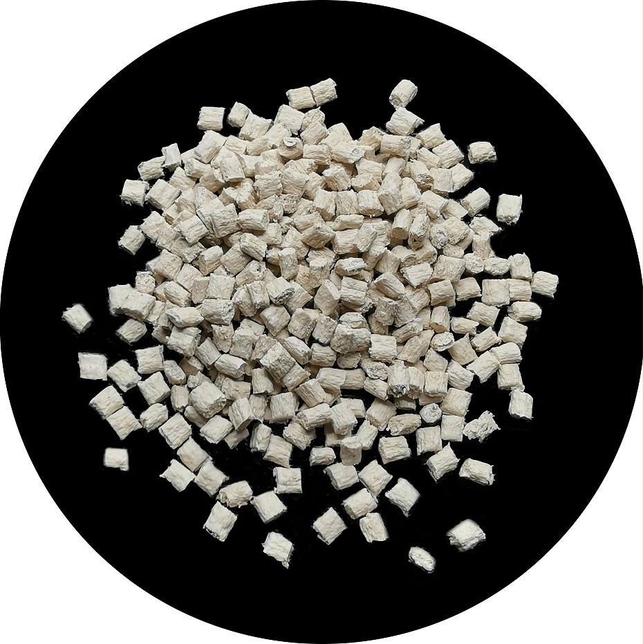 Biodegradable PLA and grain fiber compounds